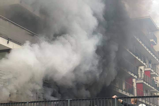 Groźny pożar w przedszkolu w krakowskich Czyżynach