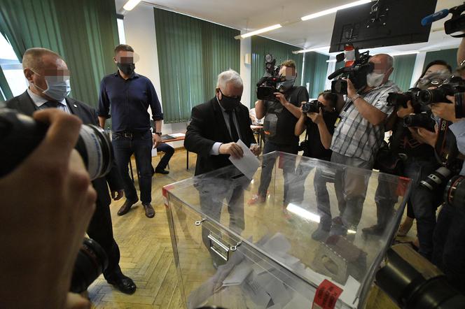Wybory 2020 Prezes PiS Jarosław Kaczyński oddał swój głos