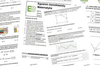 Egzamin ósmoklasisty 2024: matematyka ARKUSZE CKE, ZADANIA, PRZECIEKI 