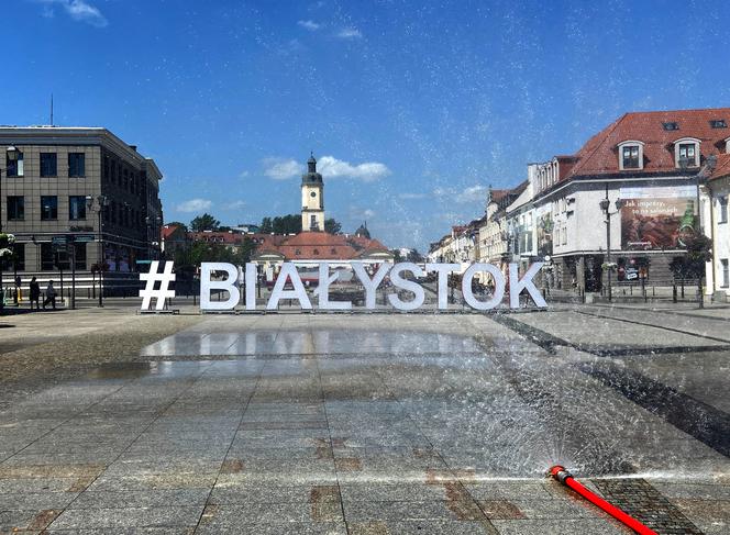 Kurtyny wodne w centrum Białegostoku