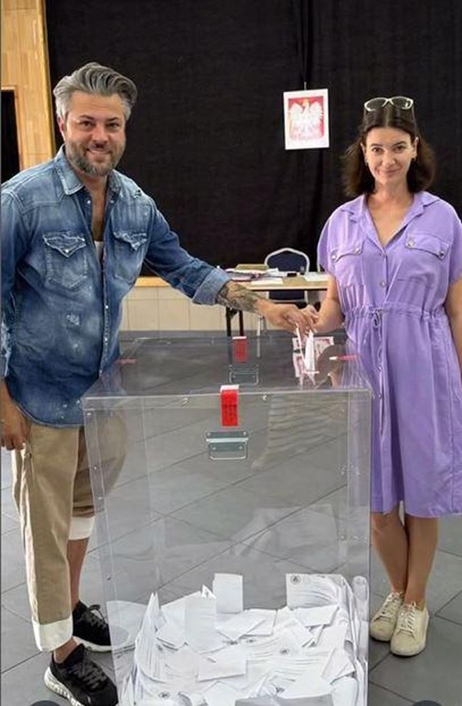 Wybory Prezydenckie 2025: Tak głosują gwiazdy w drugiej turze! Oliwier Janiak i Karolina Malinowska