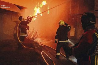 Zmasowane ataki na Ukrainę