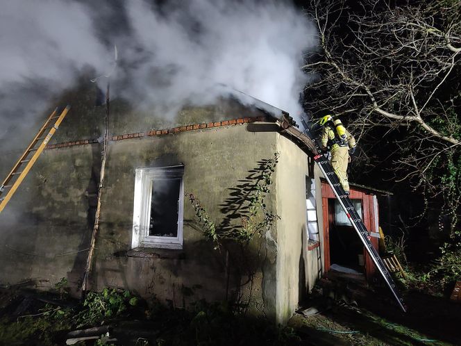 Tragiczny pożar w gminie Siennica. Jest ofiara śmiertelna