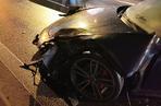 Porsche 911 rozbite na Trasie Toruńskiej