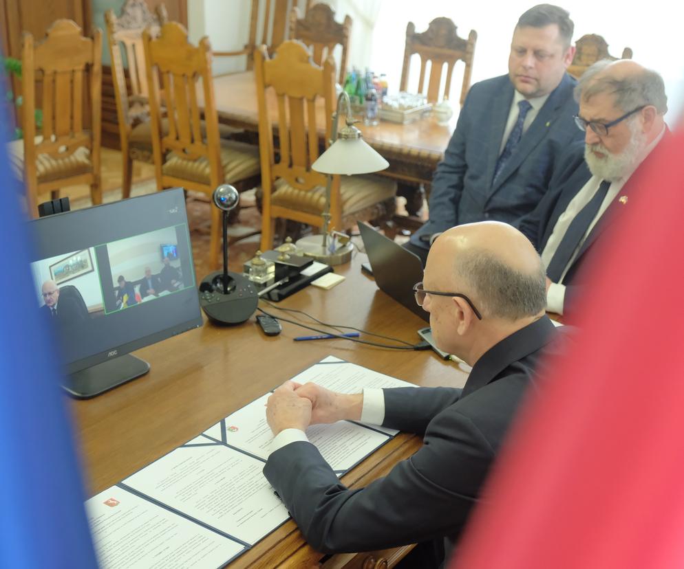 Podpisanie porozumienia o partnerstwie Lublin-Krzywy Róg