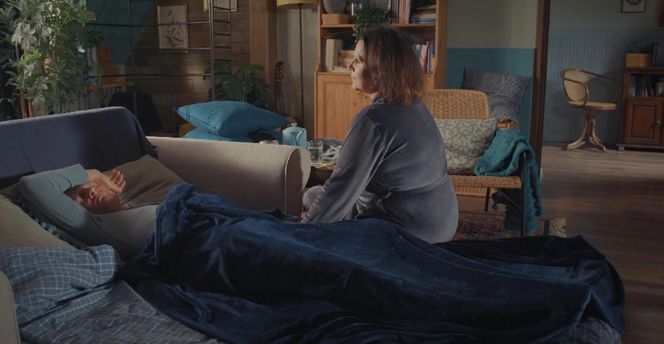 	M jak miłość odc. 1846. Paweł (Rafał Mroczek), Marysia (Małgorzata Pieńkowska)