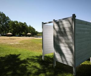 Plaża w Osiecznej przed sezonem letnim 