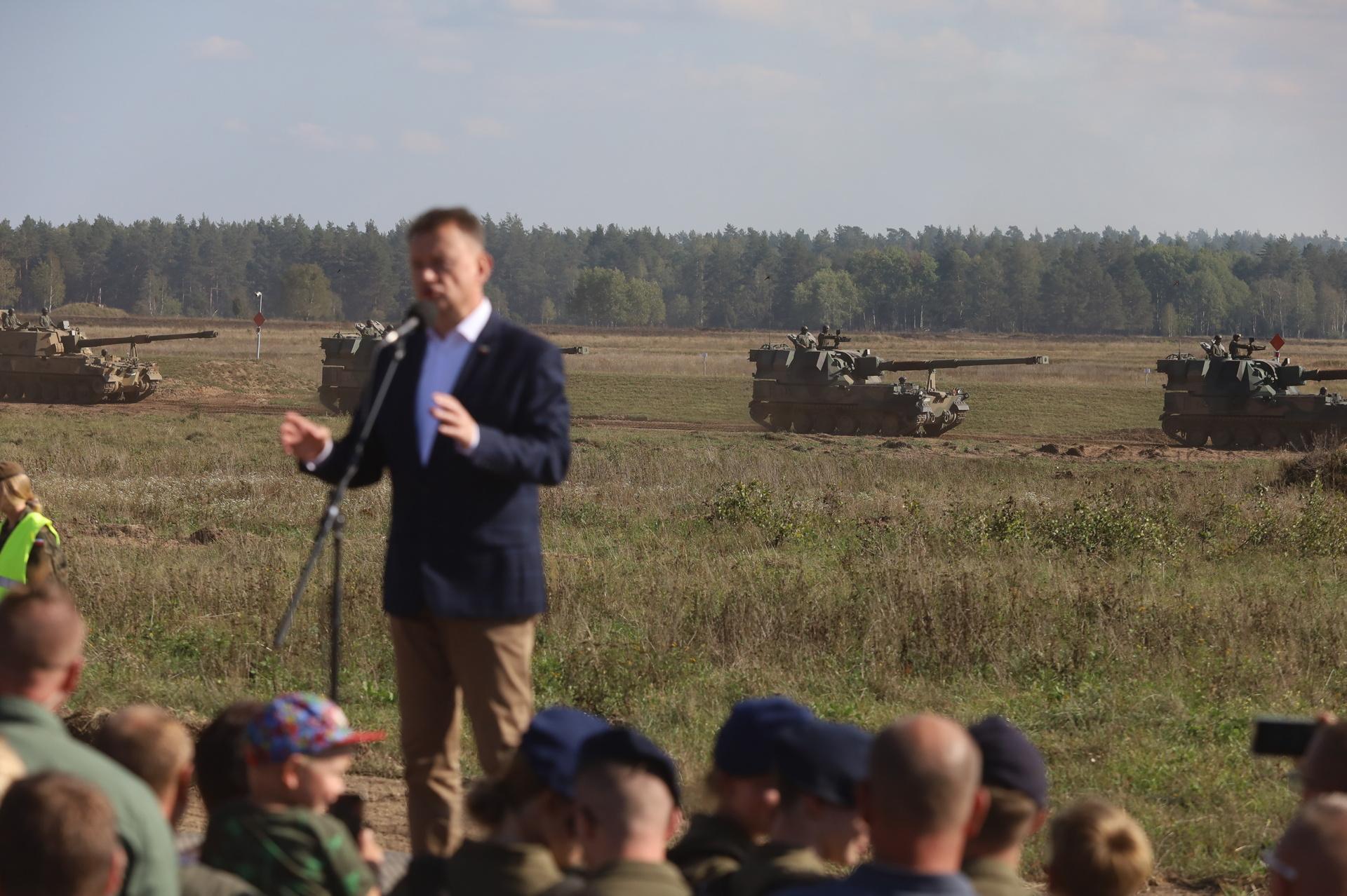 Jesienny Ogień 2023. Wojsko Polskie pokazał najlepsze uzbrojenie na poligonie w Orzyszu