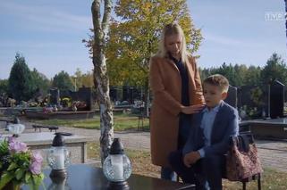 M jak miłość odc. 1415. Joasia (Barbara Kurdej-Szatan), Wojtuś (Feliks Matecki)