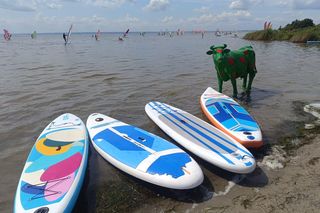 Nietypowa atrakcja nad morzem. Ta figura stoi w wodzie! Turyści ją pokochali