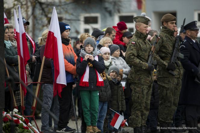 Tak radomianie odchodzili 101. rocznicę odzyskania niepodległości