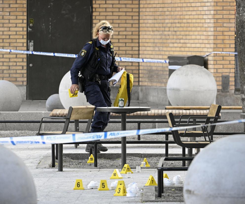 Strzelanina na przedmieściach Sztokholmu. Nie żyje nastolatek, trzy osoby ranne