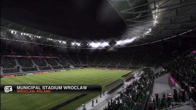Gra UEFA EURO 2012 - Stadion Miejski we Wrocławiu