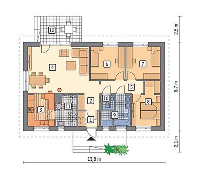 Najciekawsze projekty domów parterowych. Zobacz najlepsze projekty z kolekcji Muratora