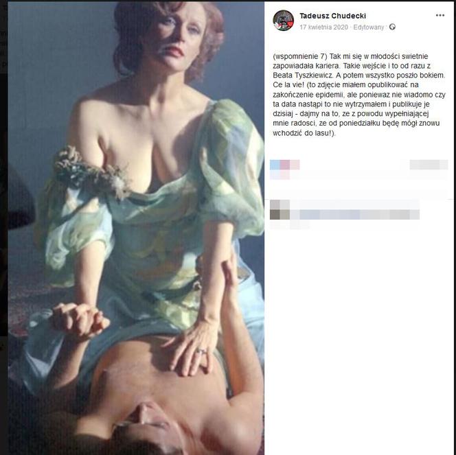 Beata Tyszkiewicz w śmiałych scenach erotycznych