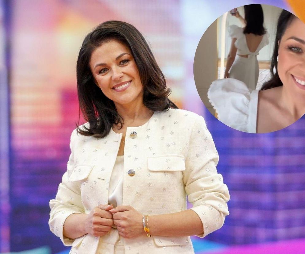 Kasia Cichopek w białej sukni! Coś się kroi? 