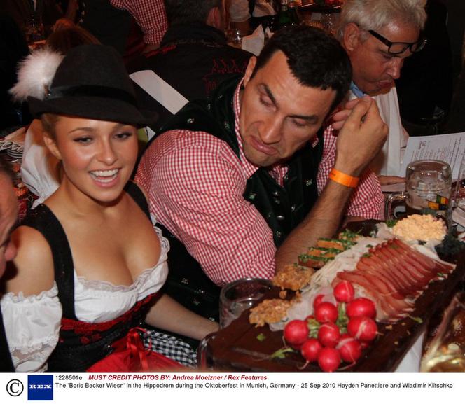 Władymir Kliczko i Hayden Panettiere