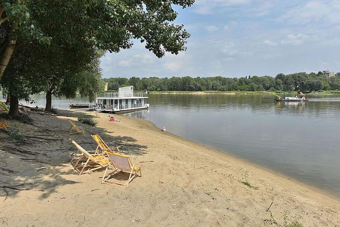 Plaża przy Płycie Czerniakowskiej