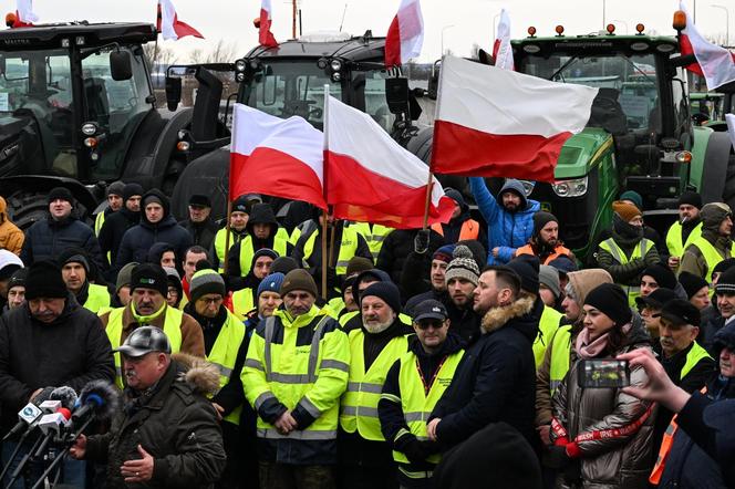 Protest rolników w Medyce