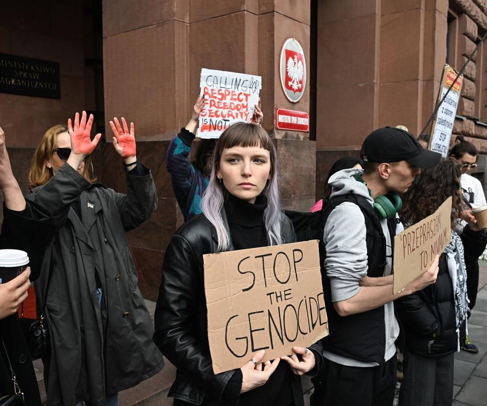 Protest w Warszawie 