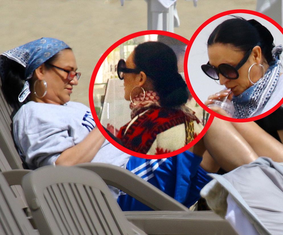 Kayah. Leczyła gardło i opalała kolana