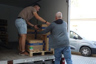 Dary dla powodzian wyruszyły w drogę!