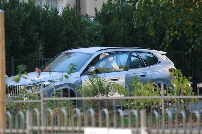 Małgorzata Tusk w wypożyczonym BMW.