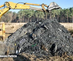 Zorganizowana grupa przestępcza zakopywała odpady w Przemęckim Parku Krajobrazowym