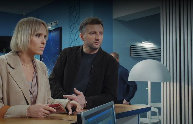 M jak miłość odc. 1873. Dorota (Iwona Rejzner), Bartek (Arkadiusz Smoleński)