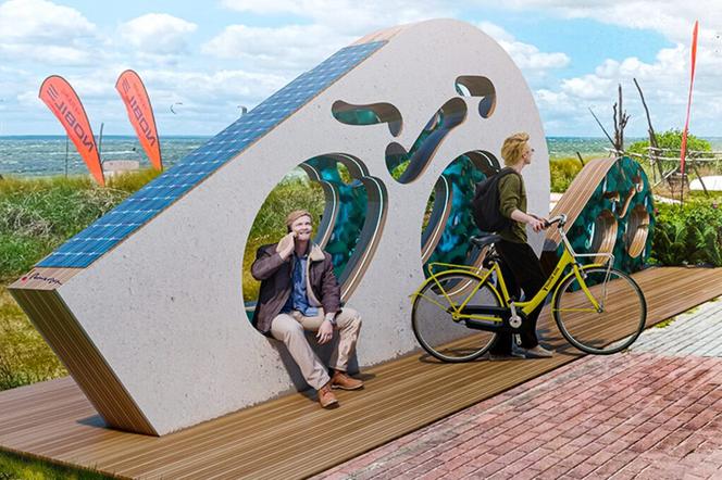 Zaskoczą rowerzystów i turystów! Wyjątkowe witacze staną przy trasach rowerowych na Pomorzu