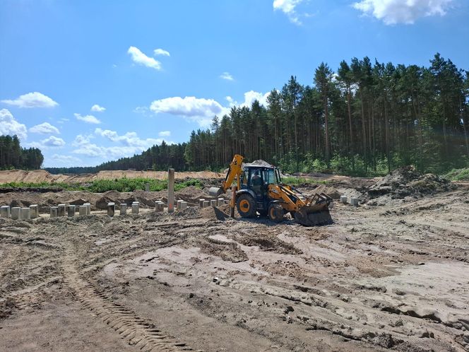 Budowa S74 Kielce - Mniów. Lipiec 2025