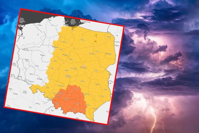 Burze z gradem nadciągają nad region łódzki