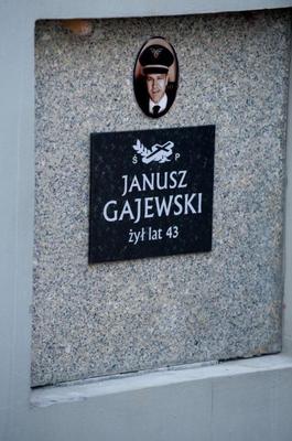 Na Wspólnej - grób Janusza Gajewskiego