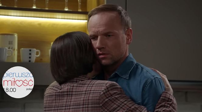 	Pierwsza miłość odc. 3974. Kinga (Aleksandra Zienkiewicz), Janek (Maciej Mikołajczyk)