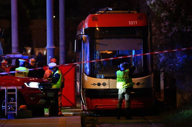 Wypadek na pętli tramwajowej w Gdańsku