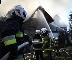 Pożar kultowej bieszczadzkiej restauracji Wilcza Jama