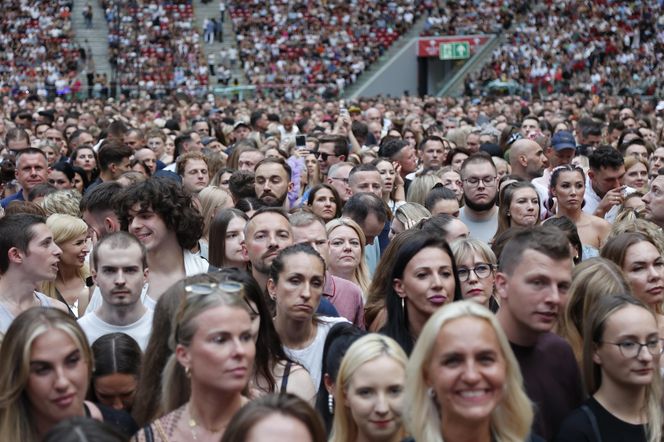 Koncert Jennifer Lopez w Warszawie (25.07.2025) - część druga. Organizatorem koncertu jest Prestige MJM