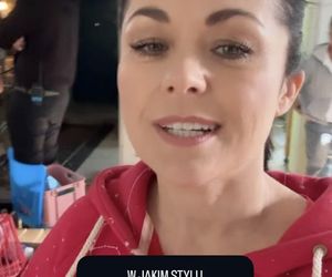 M jak miłość po wakacjach. Kinga (Katarzyna Cichopek) na planie