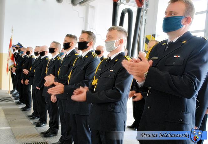 Komendant bełchatowskiej PSP odchodzi na emeryturę. Wojciech Jeleń pożegnał się dziś ze strażakami!