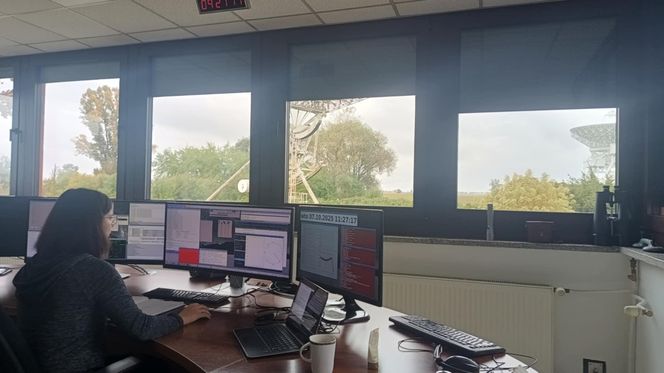 Radioteleskop UMK w Piwnicach w Toruniu