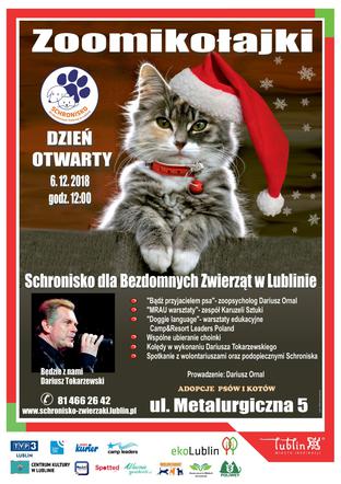 Zoomikołajki 6 grudnia w lubelskim schronisku dla zwierząt
