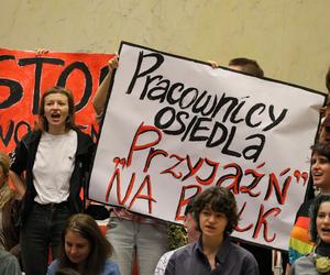 Protest mieszkańców Osiedla Przyjaźń