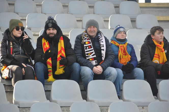 Korona Kielce - Motor Lublin. Kibice na Exbud Arenie