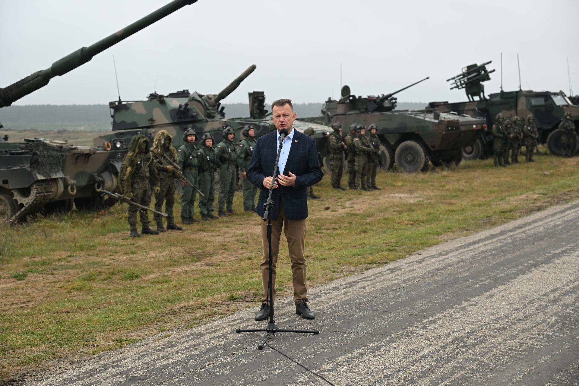 Minister Błaszczak w Centrum Szkolenia Bojowego Drawsko