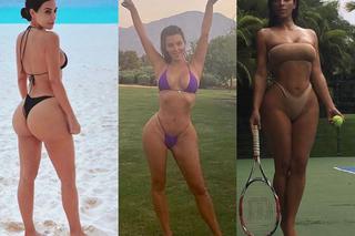 Kim Kardashian USUNĘŁA fotkę w bikini! Hejt ją przerósł?
