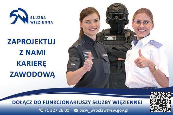 Służba więzienna rekrutuje na Dolnym Śląsku! Sprawdź atrakcyjne oferty pracy