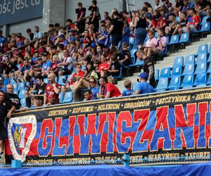 Kibice na meczu Piast Gliwice - Górnik Zabrze
