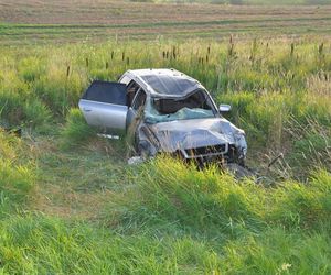 Tragiczny wypadek w Wozławkach. Zginął strażak z synkiem