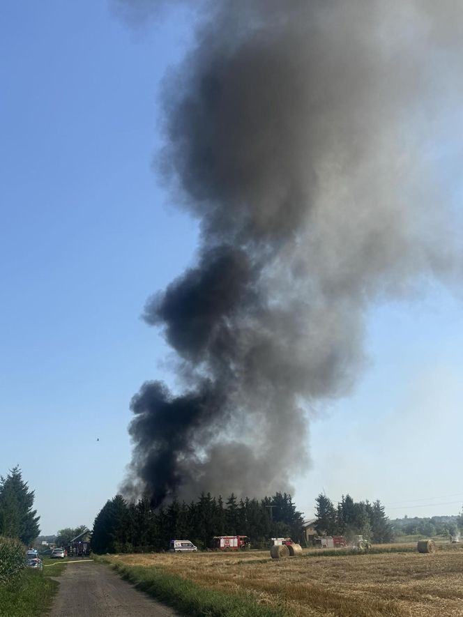 Pożar pod Ciechocinkiem