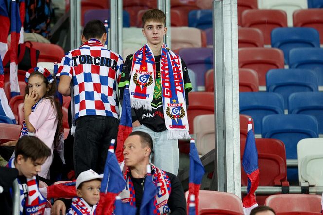 Kibice na meczu Górnik Zabrze - GKS Katowice w sobotę 21 września